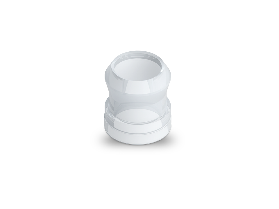SL Nexus Connect fitting with two opposite connections, shown in isolation.