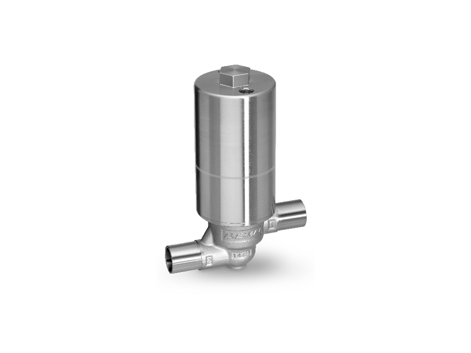 Pneumatisches 2/2-Wege-Membransitzventil GEMÜ F40 mit PD-Technologie aus Metall