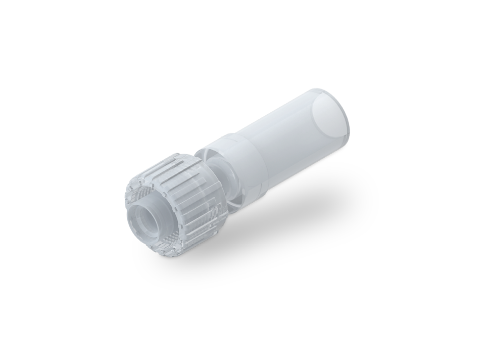 NWSA Nexus Connect hose connection with cylindrical body, shown in isolation.